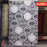 گلیم فرش ماشینی  نقره ای کد 2063 سایز  9متری (2.5 در 3.5)