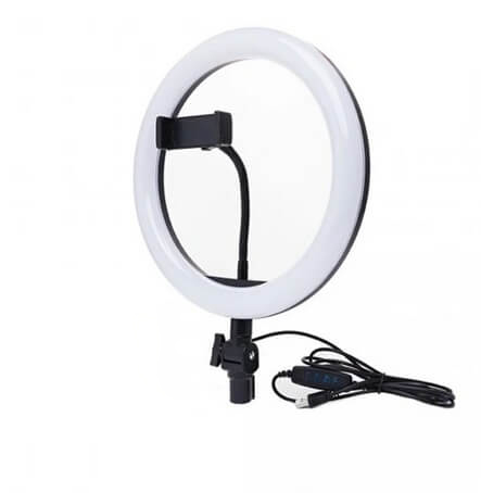 رینگ لایت Ring Fill Light ( 26 سانتی متر 10 وات) همراه با سه پایه رومیزی