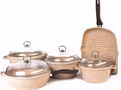 ست 9 پارچه قابلمه و ماهیتابه فالز ترکیه اصل