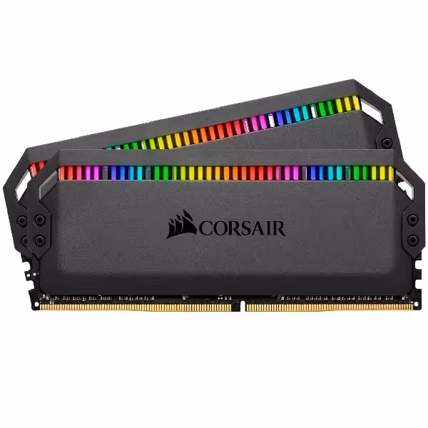 رم دسکتاپ کورسیر RAM CORSAIR DDR4 32GB(2x16GB) 3600MHz DOMINATOR PLATINUM RGB