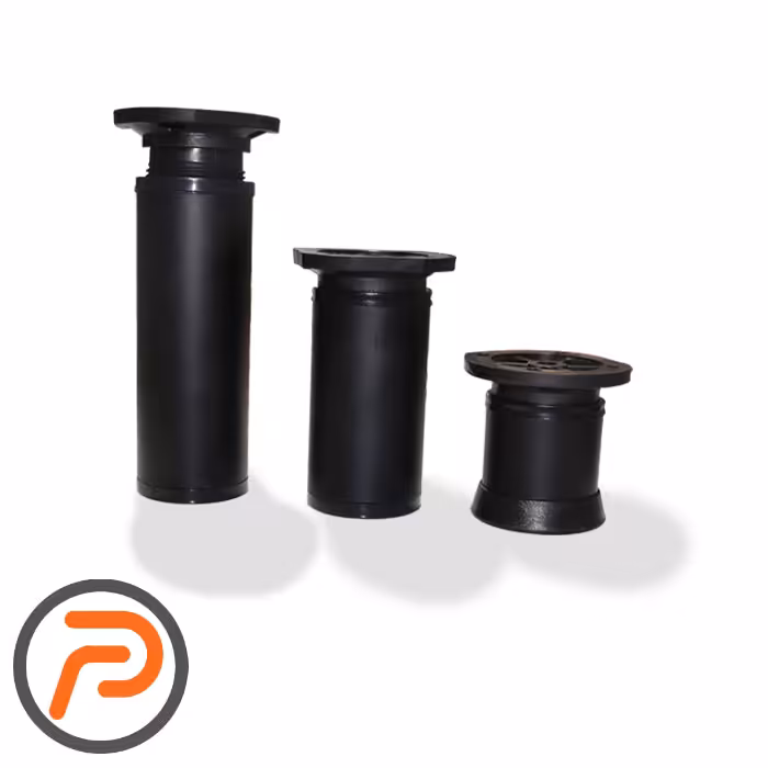 پایه کابینت بدنه فلزی AS رگلاژی 6 تا 14 سانتیمتر