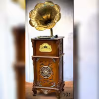 گرامافون مبله مدل آنتیک کد 101