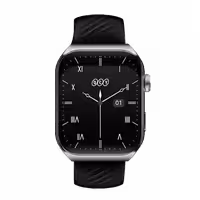 خرید ساعت هوشمند QCY مدل GS2 با بند اسپورت مشکی