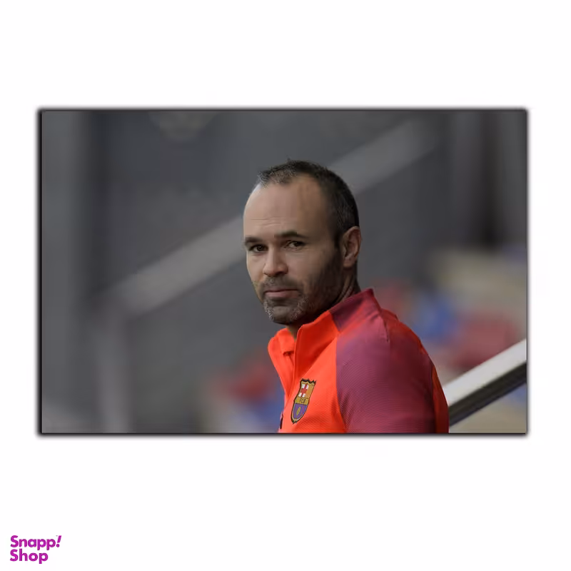 تابلو شاسی بکلیت طرح بازیکن فوتبال تیم ملی اسپانیا آندرس اینیستا مدل SH-S7262