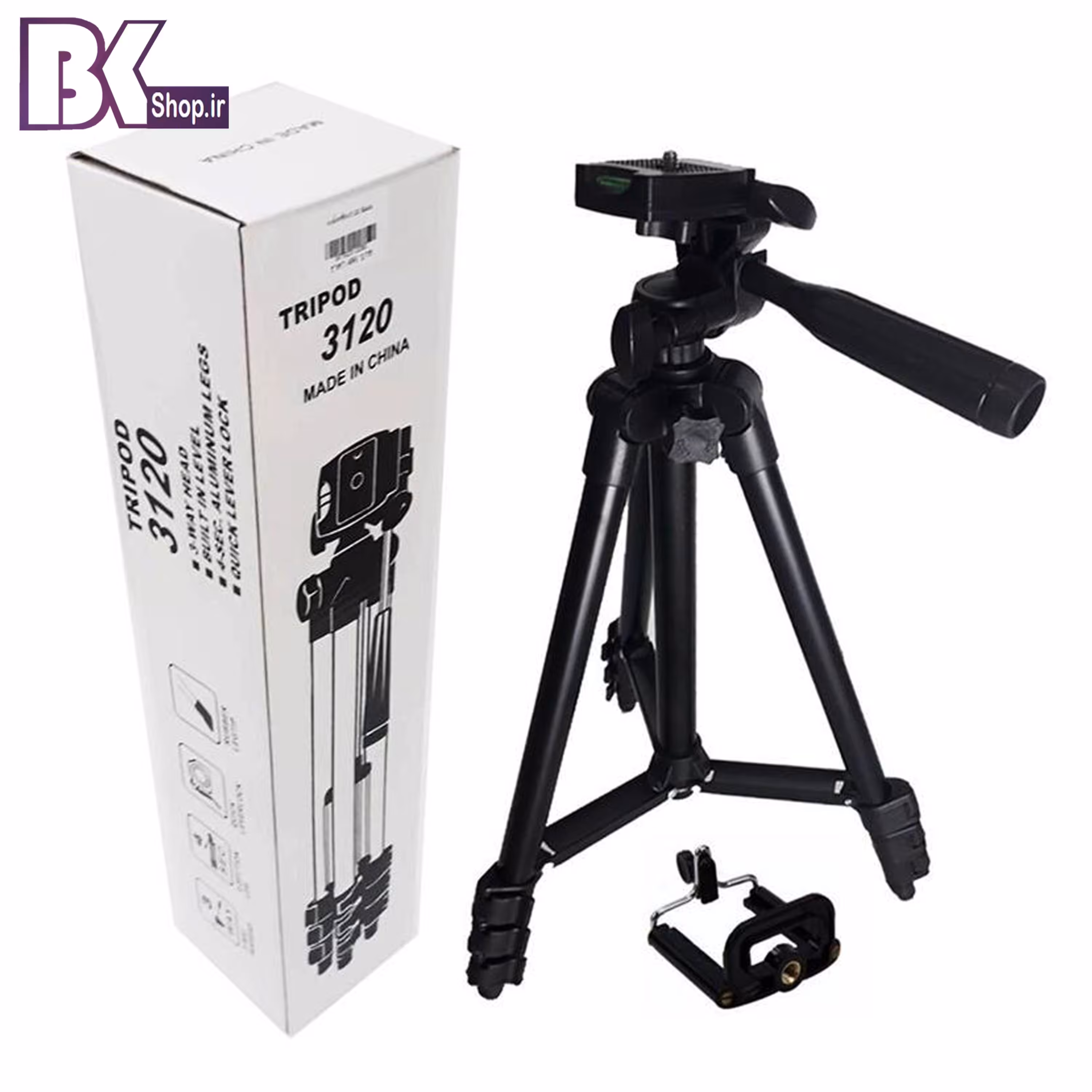 سه پایه نگهدارنده موبایل و دوربین تری پاد مدل 3120 به طول 106 سانتی متر