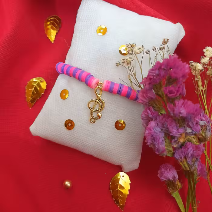 دستبند فیمو  مدل نوت موسیقی