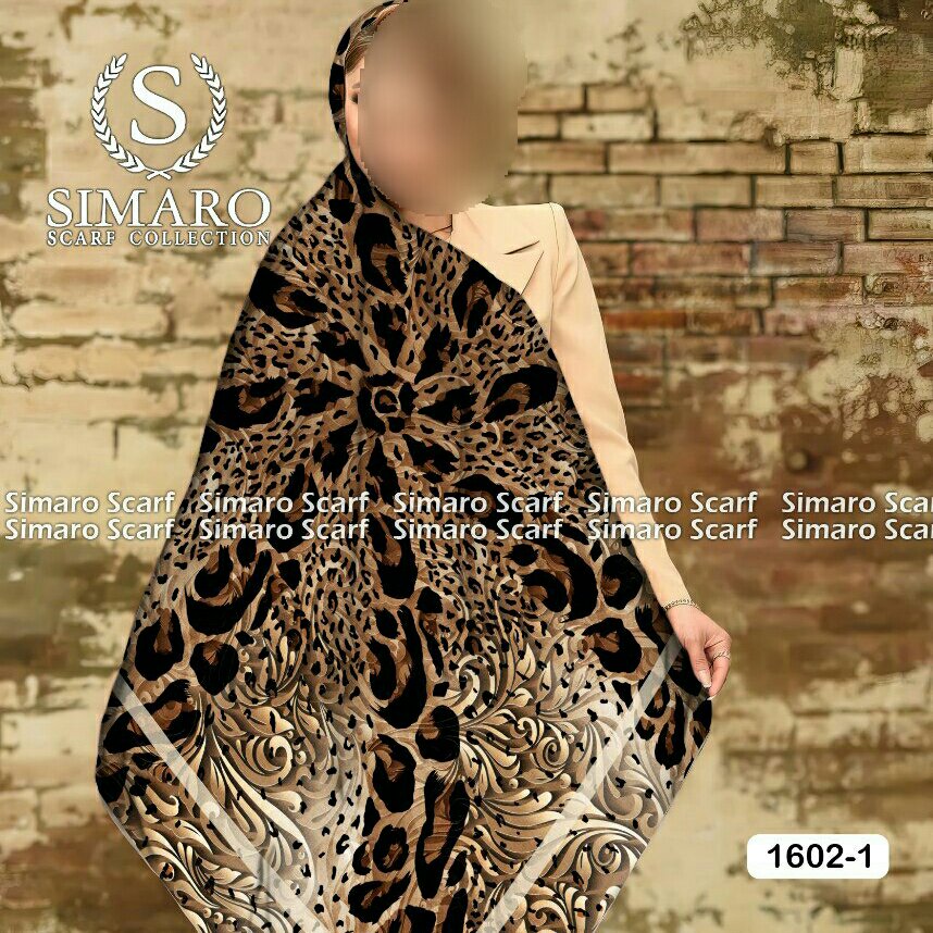 روسری کرپ حریر قواره بزرگ کد 056
