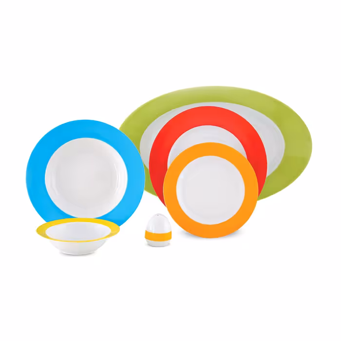 سرویس چینی زرین 6 نفره غذاخوری آلگرو (28 پارچه)