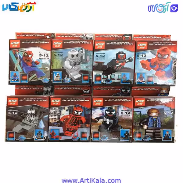لگو lepin مدل سری مرد عنکبوتی