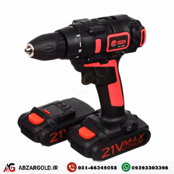 دریل شارژی 21 ولت ادون