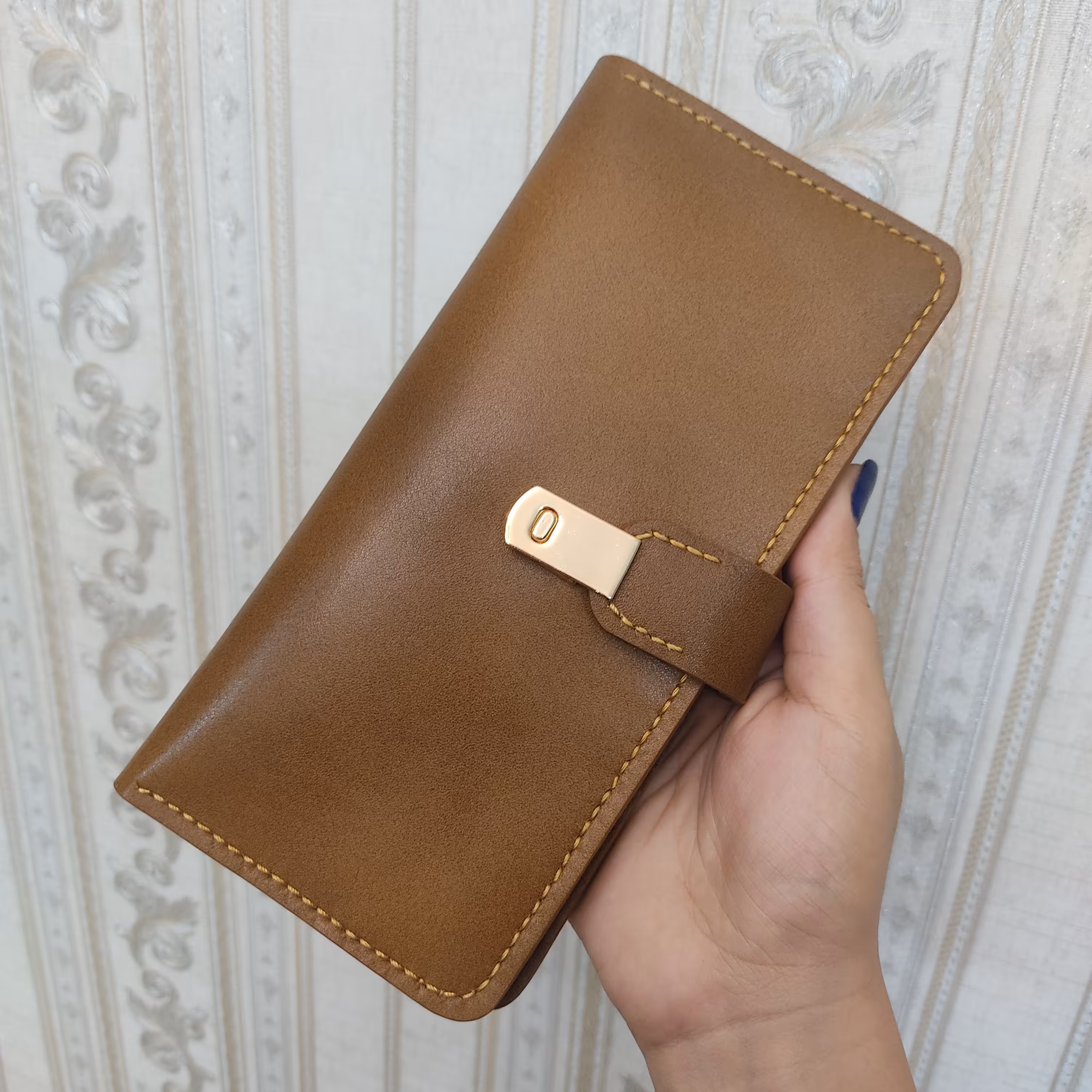 کیف پول کتی چرم