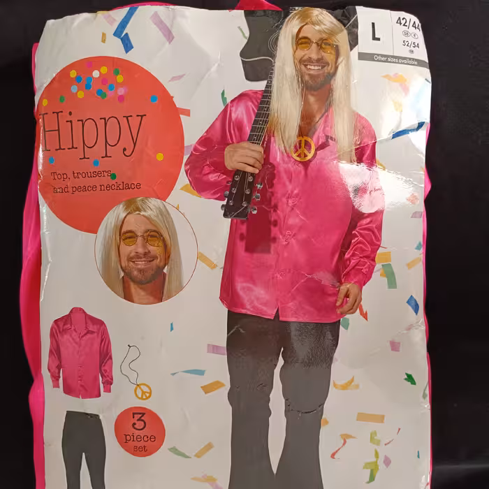 ست لباس نمایشی و تم تولد و پارتی هیپی Hippy برند کارنوال سایز بندی