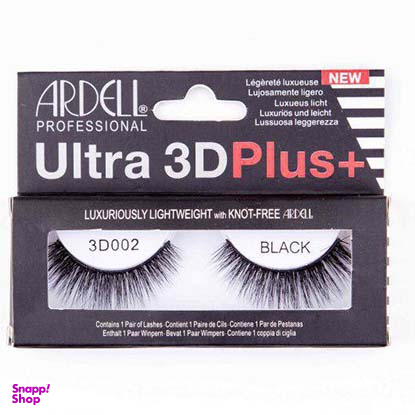 مژه آردل (Ardell) مدل 3D Ultra Plus با مو طبیعی کد 002
