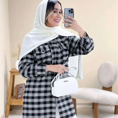 مانتو اسپرت زنانه پشمی مدل 200278
