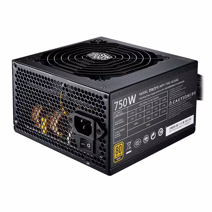 قیمت و خرید پاور کامپیوتر 750 وات کولرمستر مدل MWE Bronze 750-V2 | یاس ارتباط