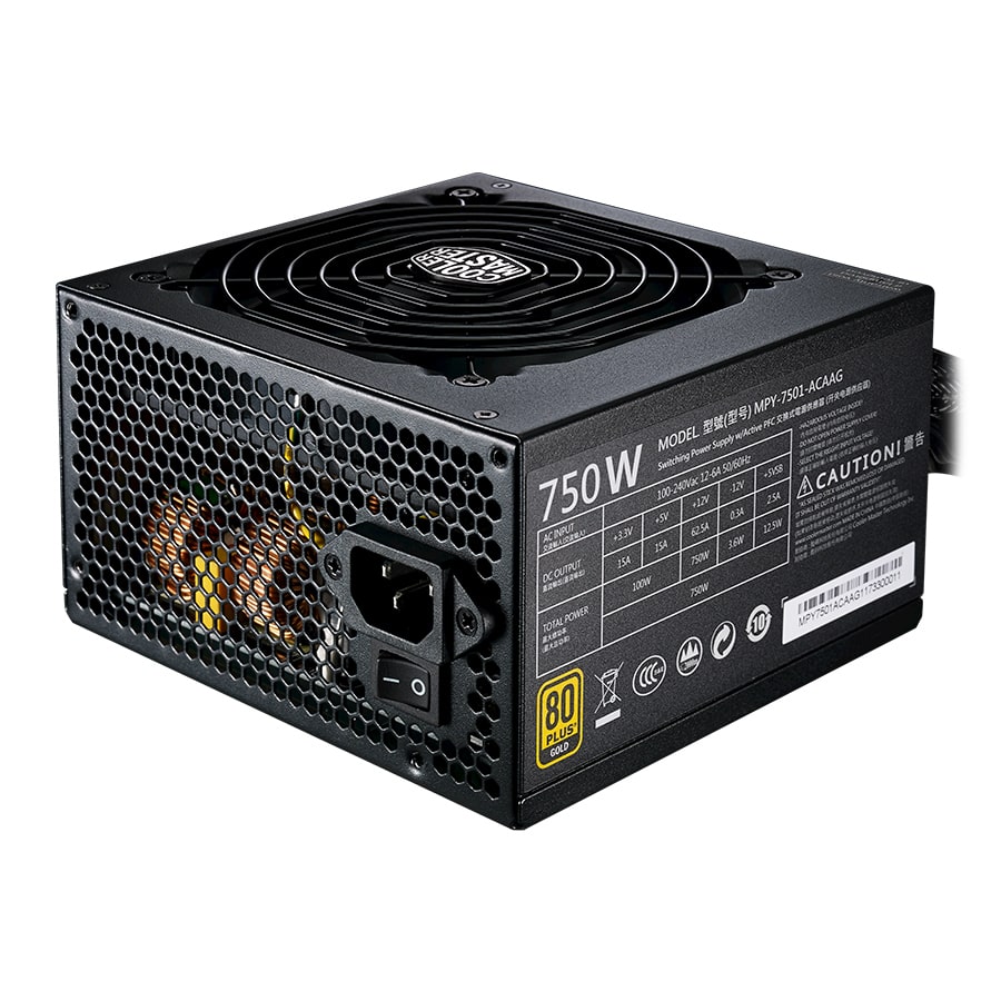قیمت و خرید پاور کامپیوتر 750 وات کولرمستر مدل MWE Bronze 750-V2 | یاس ارتباط