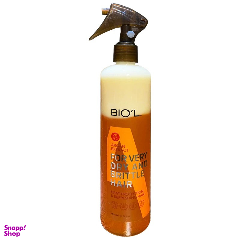 اسپری دوفاز مو بیول مدل Argan Extract حجم 450 میلی لیتر