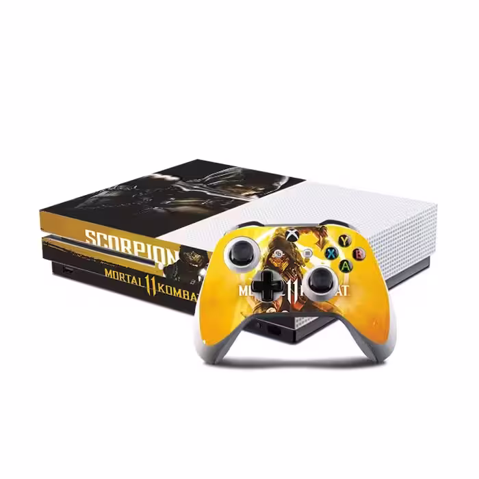 اسکین(برچسب)Xbox one s -طرح mortal kombat-مدل one s-کد3-سفارشی
