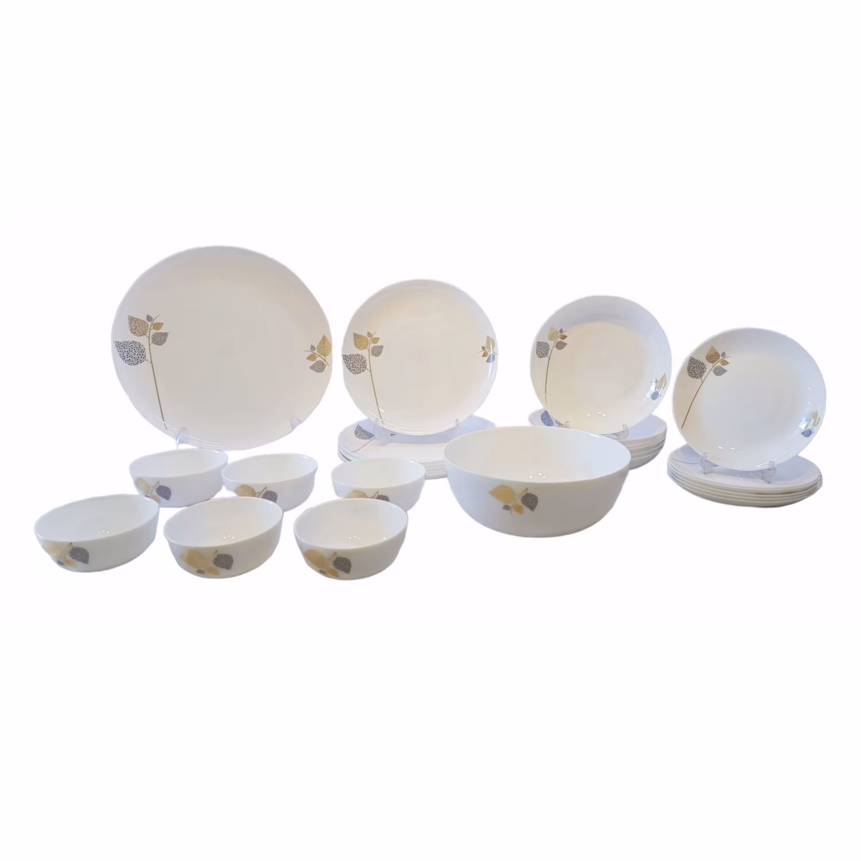 سرویس غذاخوری 26 پارچه دیوالی طرح لاله مشکی