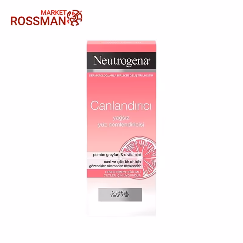 کرم مرطوب کننده فاقد روغن نوتروژینا Neutrogena مدل گریپ فروت حجم 50 میلی لیتر