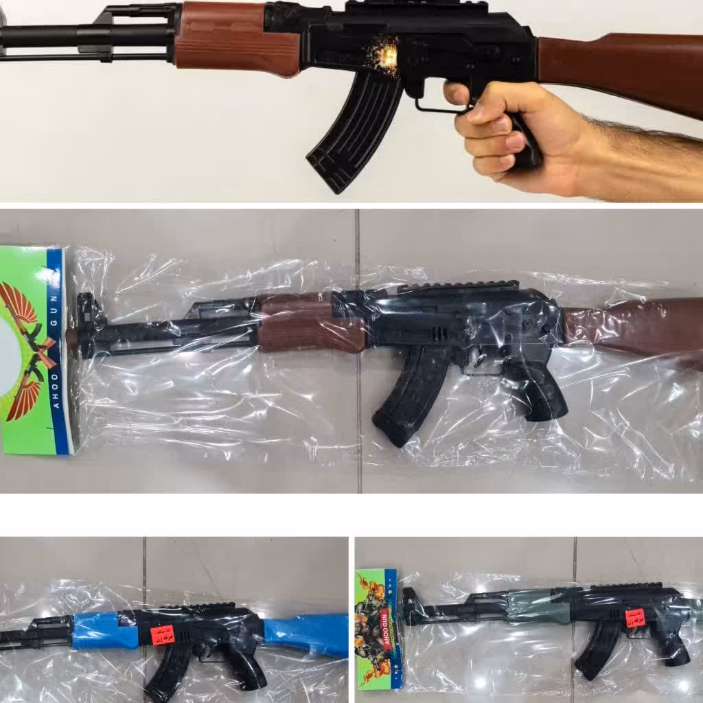 تفنگ کلاش جرقه زن اسباب بازی 

