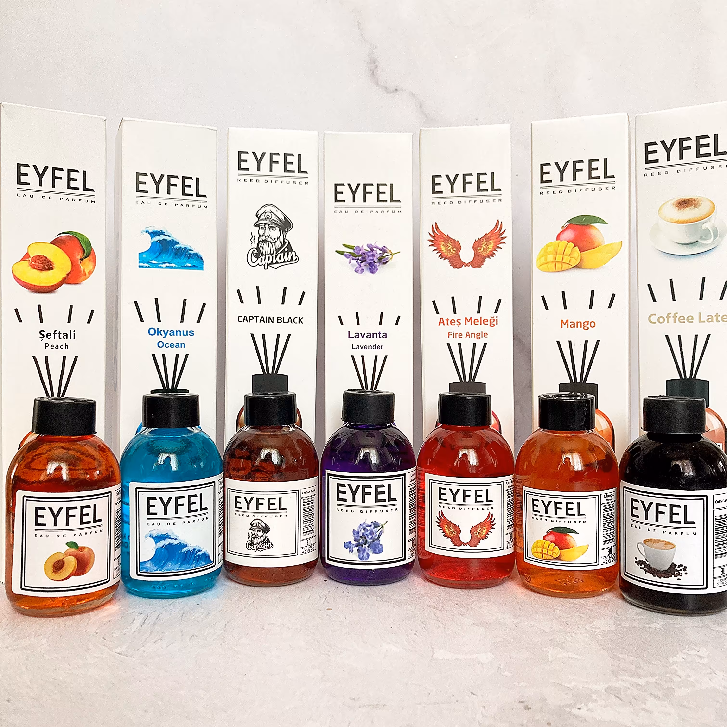 ایفل خوشبوکننده 110 میل ترک در 7 رایحه پرفروش