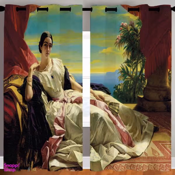 پرده مدل C31-50707 سایز 290×140 سانتی‌متر