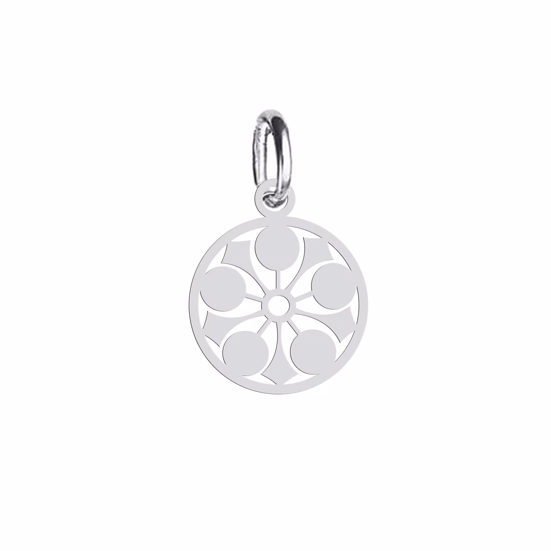 آویز گردنبند هایکا گالری طرح گل کد ha1-950