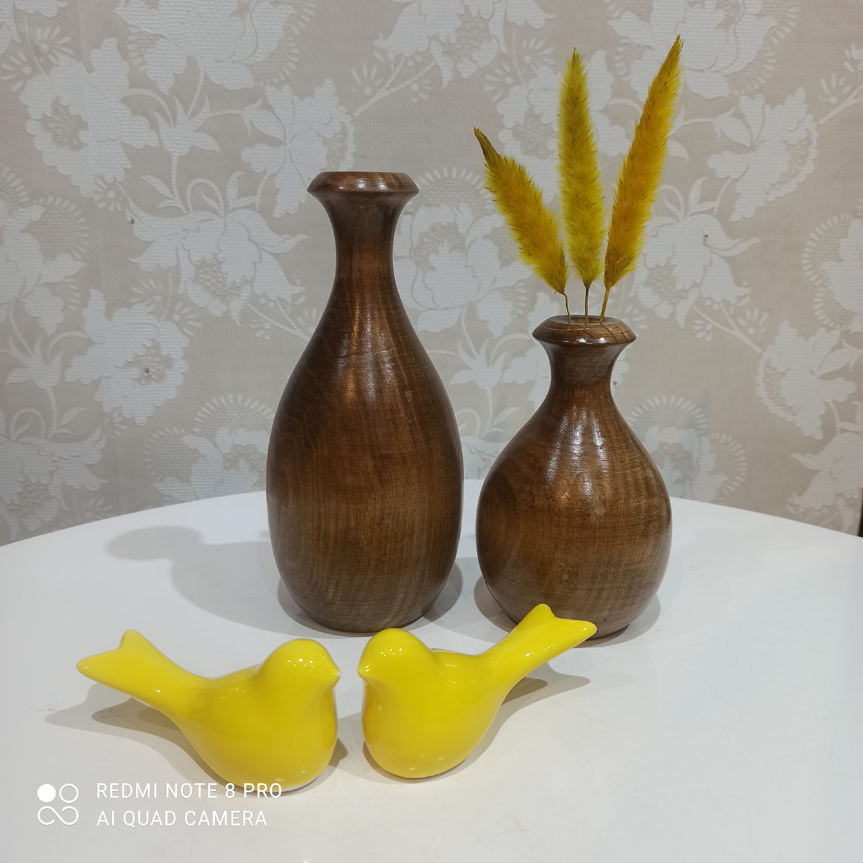 گلدان گلدان چوبی گلدان چوبی سه تیکه