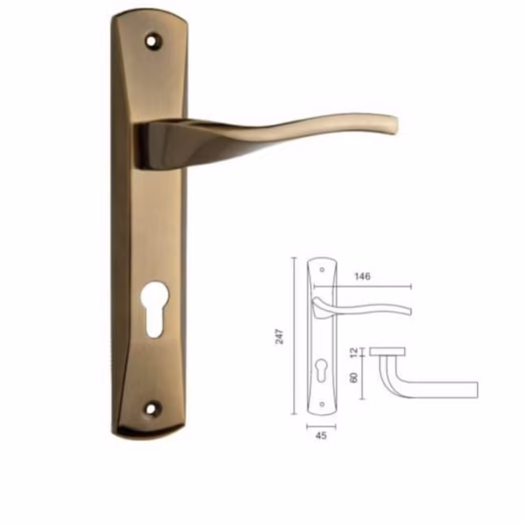 دستگیره درب آوا کد 13000 زیتونی