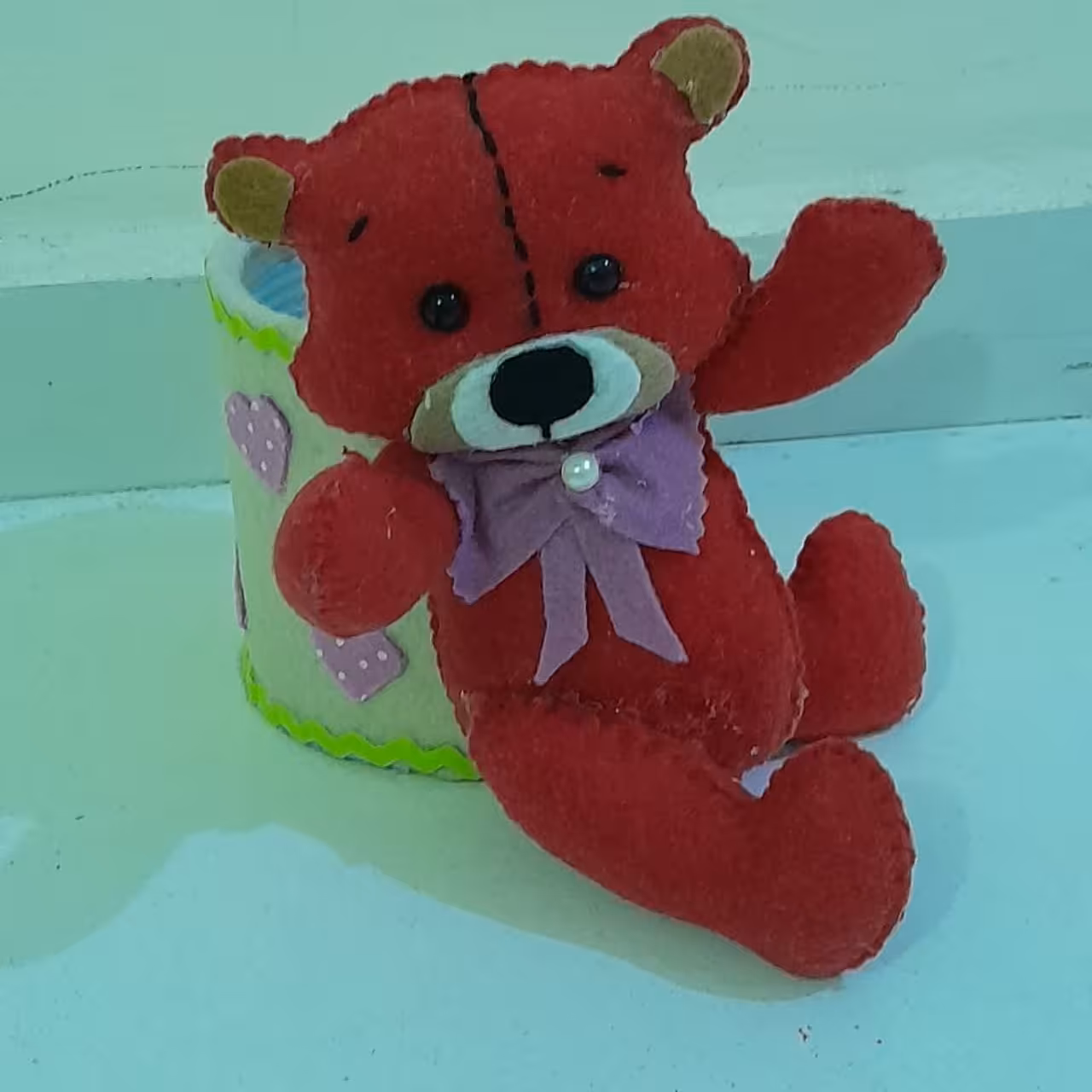 جامدادی نمدی طرح خرس