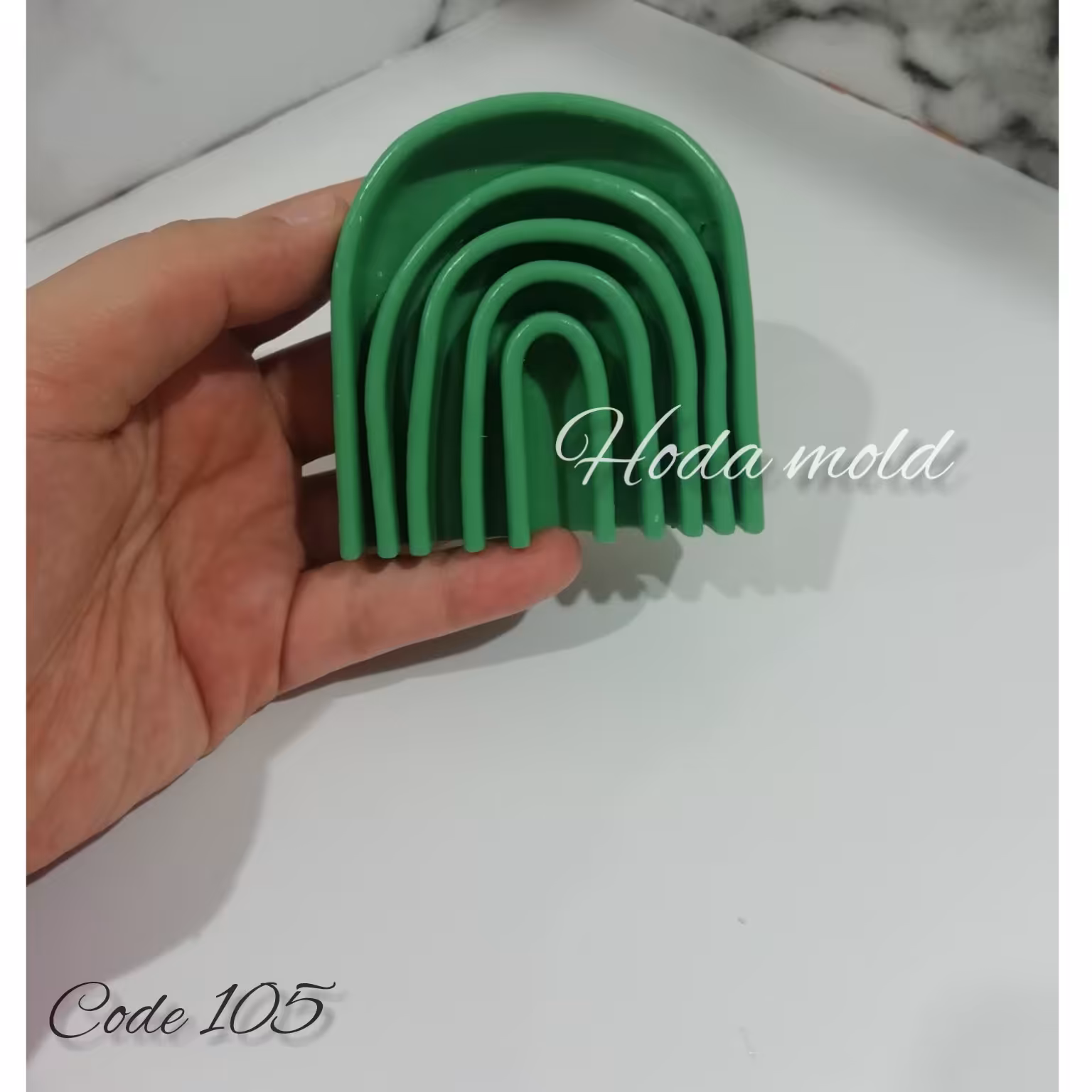 قالب سیلیکونی (مولد) رنگین کمان دفرمه 8 سانتی