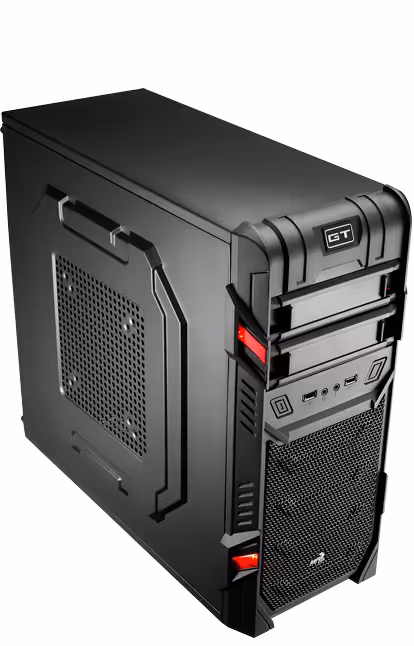 کیس کامپیوتر ایروکول مدل جی تی بلک ادونس ادیشن