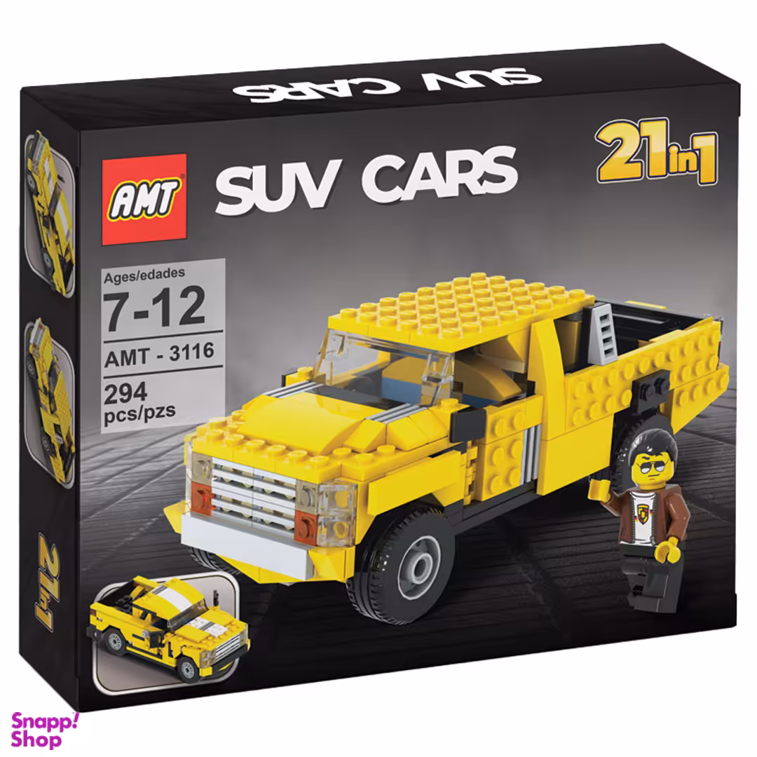 لگو ای ام تی مدل ماشین شاسی بلند همراه با آدمک