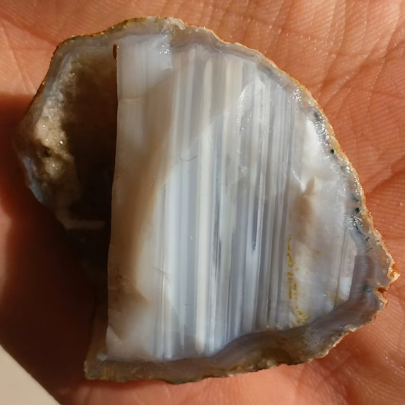 سنگ راف عقیق خطی بی نظیر 100 در 100 طبیعی شاهکار خلقت خااااص