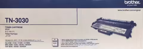 تونر کارتریج مشکی طرح اصلی BROTHER مدل TN-3030