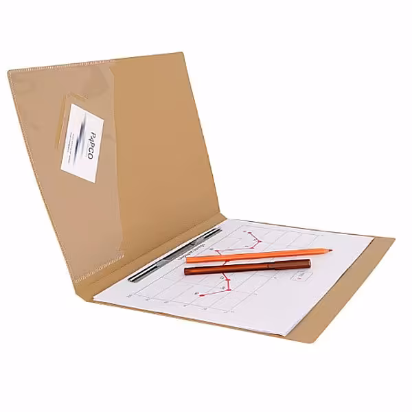 پوشه تک فنر کد A-614 پاپکو رنگ مشکی