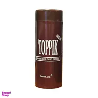 پودر پرپشت کننده مو تاپیک شماره 5.0 رنگ Medium Brown حجم 25 میلی لیتر