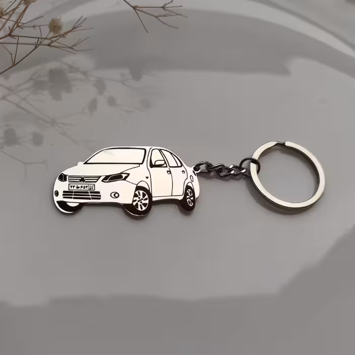 جاکلیدی تیبا  استیل رنگ ثابت مناسب هدیه (ارسال رایگان)