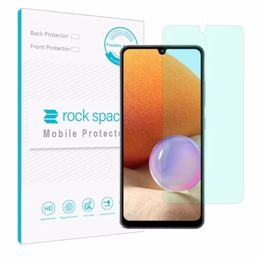 گلس سامسونگ A32 4G مدل نانو هیدروژل گرین لایت برند راک اسپیس