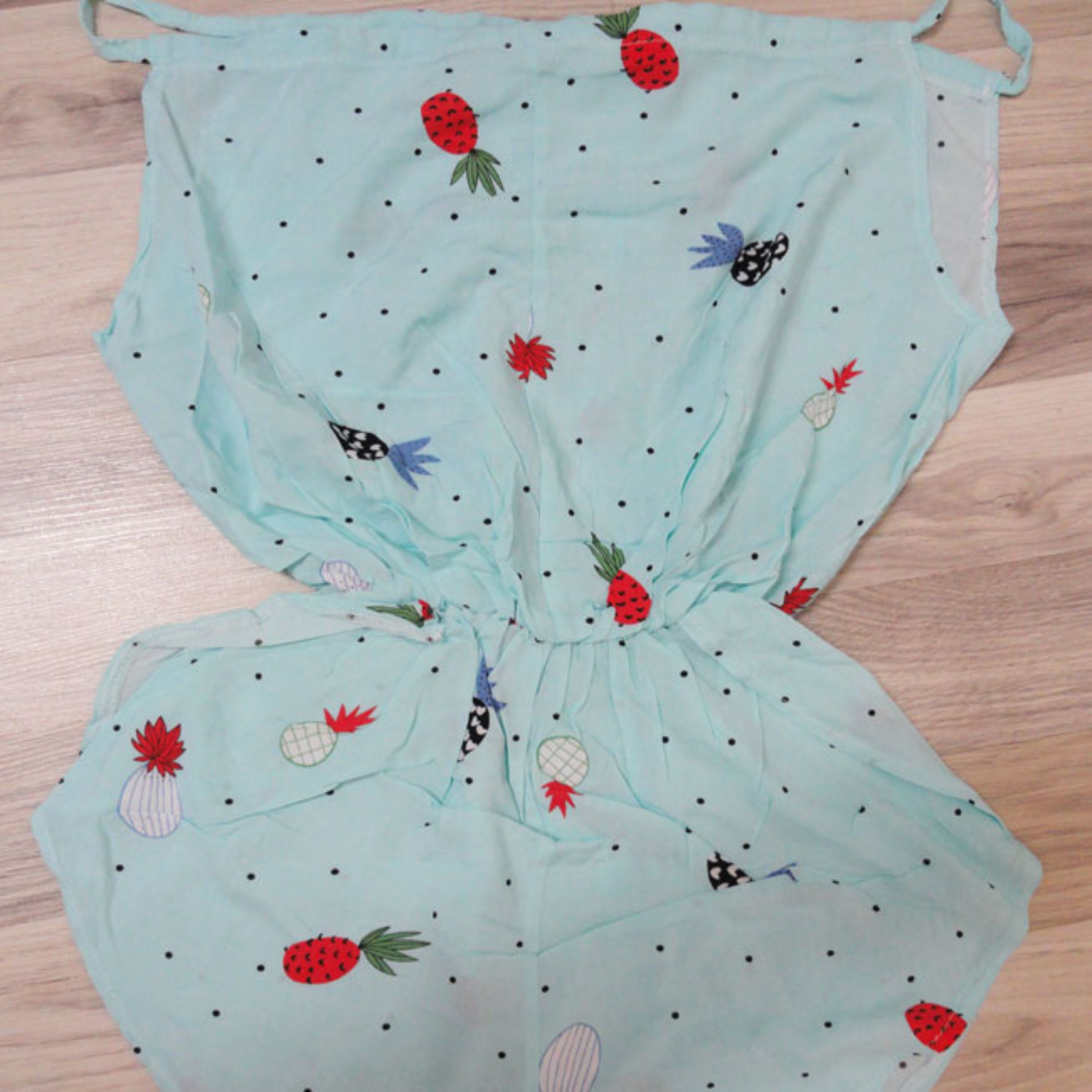 تاپ سرهمی زنانه Strawberry جنس نخ پنبه
