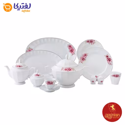 سرویس رز گاردن چینی زرین نئوکلاسیک 12 نفره 103 پارچه