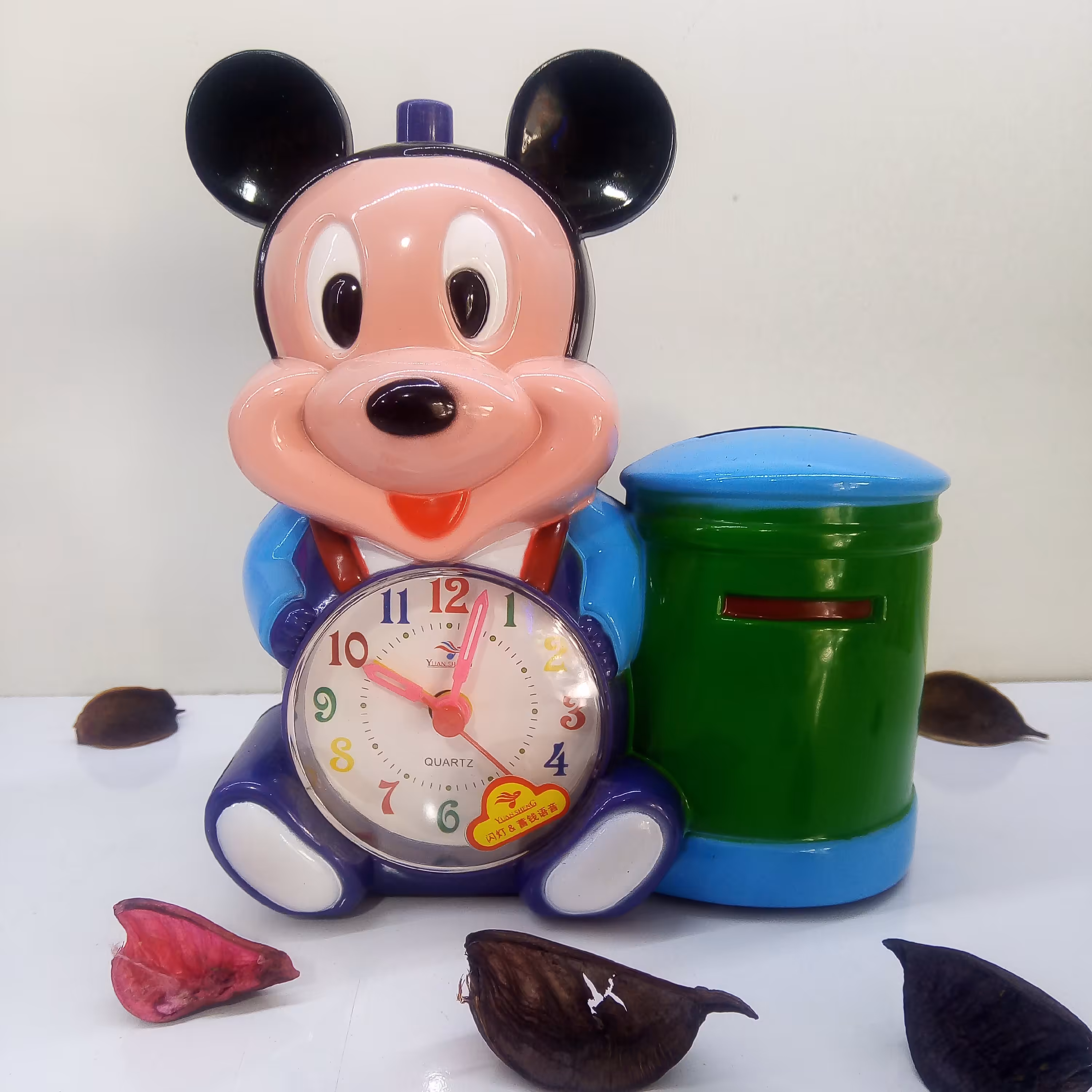 ساعت قلک دار و زنگخور(رومیزی) میکی موس