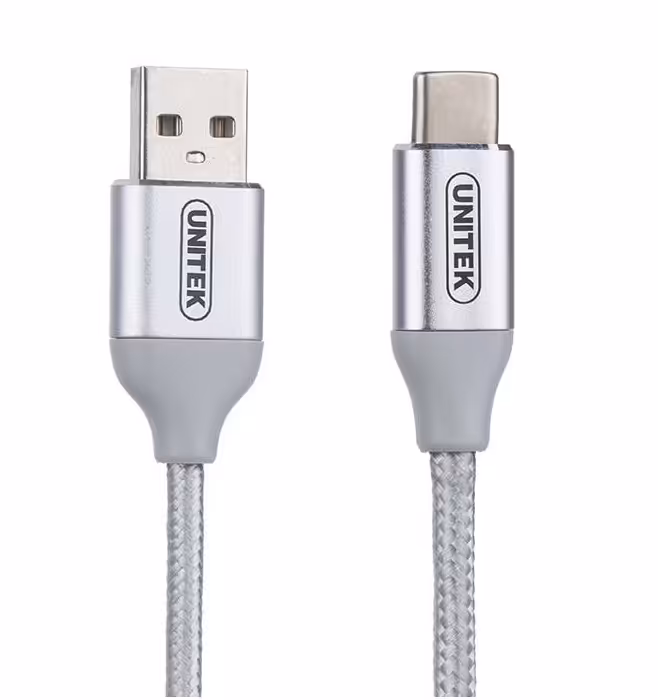 کابل تبدیل USB به USB-C یونیتک مدل Y-C4025ASL طول 1 متر
