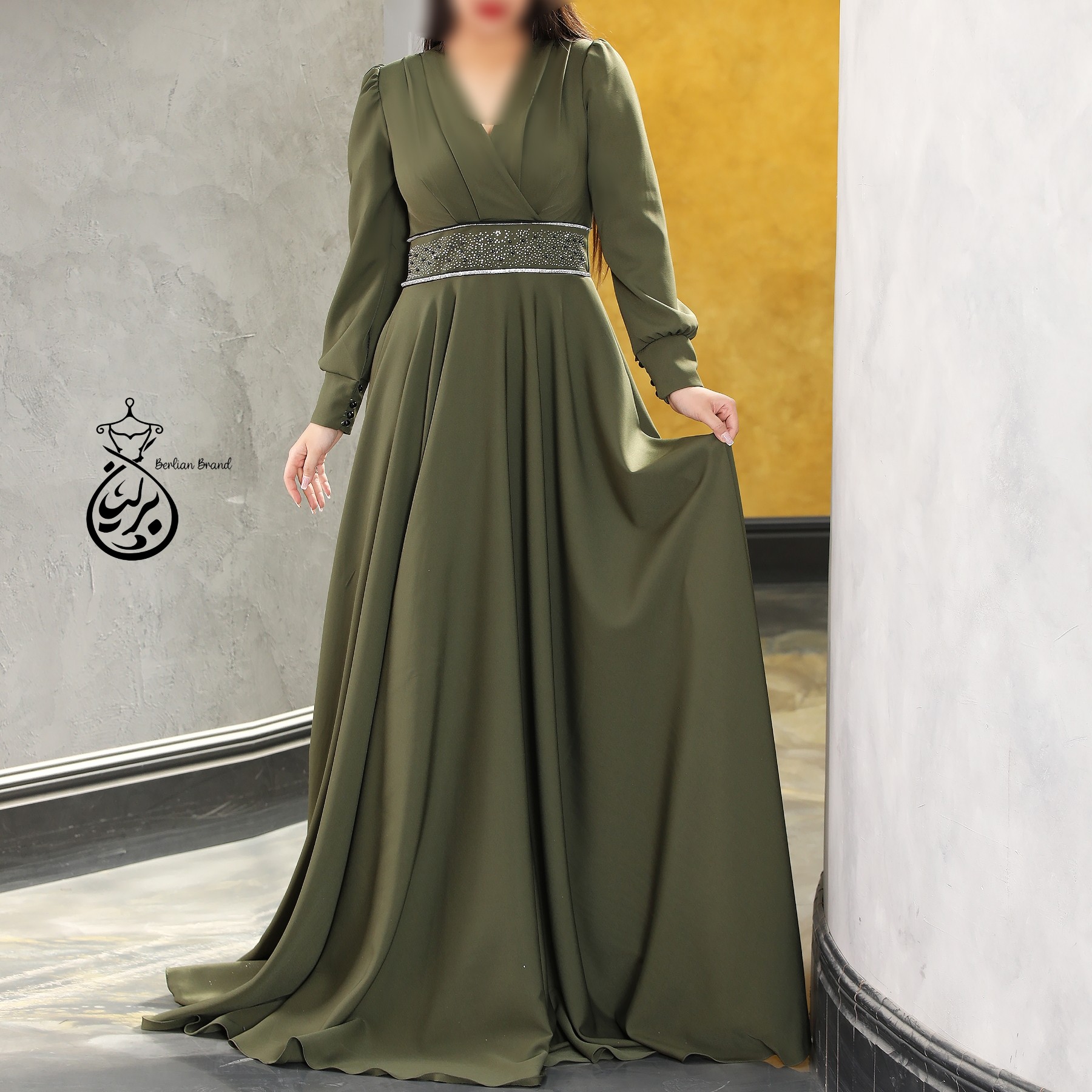 لباس مجلسی بلند مدل وستا
