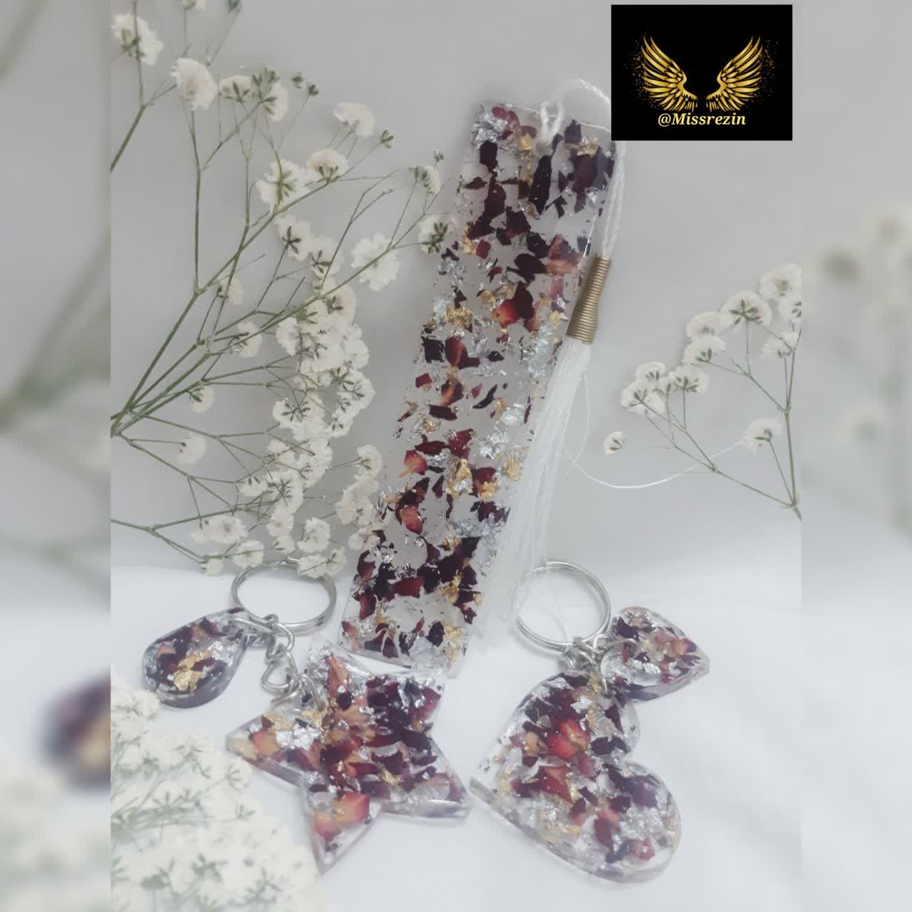 ست بوک مارک و دسته کلید رزینی