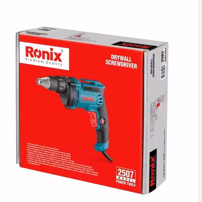 پیچ گوشتی برقی کناف کاری رونیکس مدل 2507