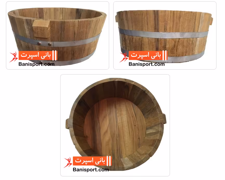 تشت چوبی ماساژ پا