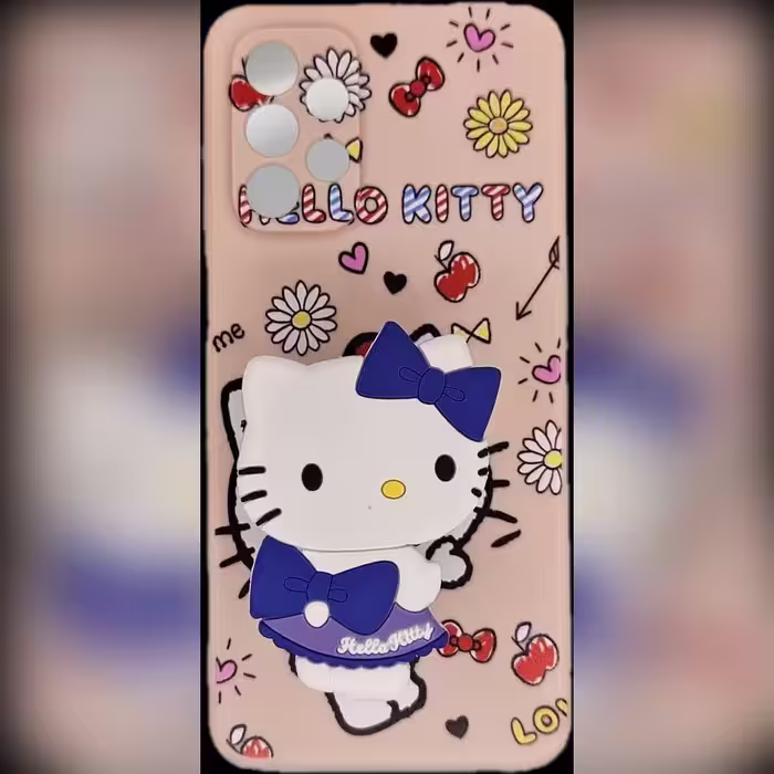کاورپاپ سوکت دارhello kitty مناسب برای گوشی موبایل سامسونگ A23 - امین 24 امانت دار اعتماد شما