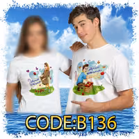 2عدد تیشرت ست  b136